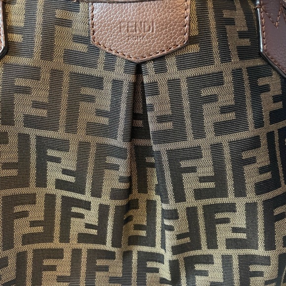 Vintage Fendi Zucca FF logo tote handbag - Picture 3 of 15